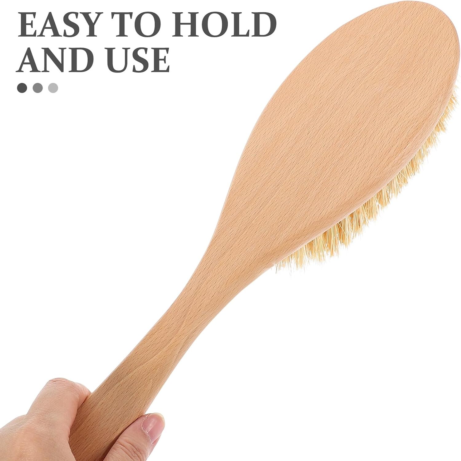 Long Handle Shower Brush with Stiff Bristles for Exfoliating and Back Scrubbing Ergonomic Body Scrubber for Men and Women Skin Cleansing Bath Brush