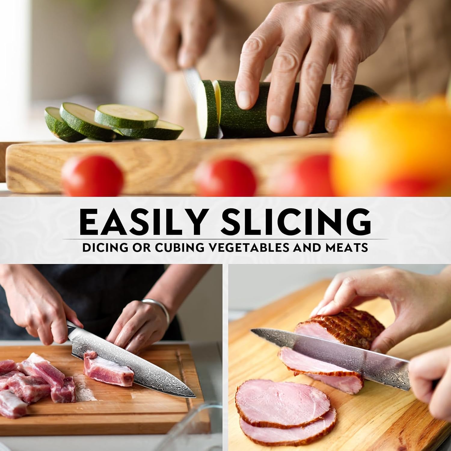 Purple Dragon Carbon Steel Slicing for Sourdough,Cake and Fruits,GiftBox,Annive Idea Gift