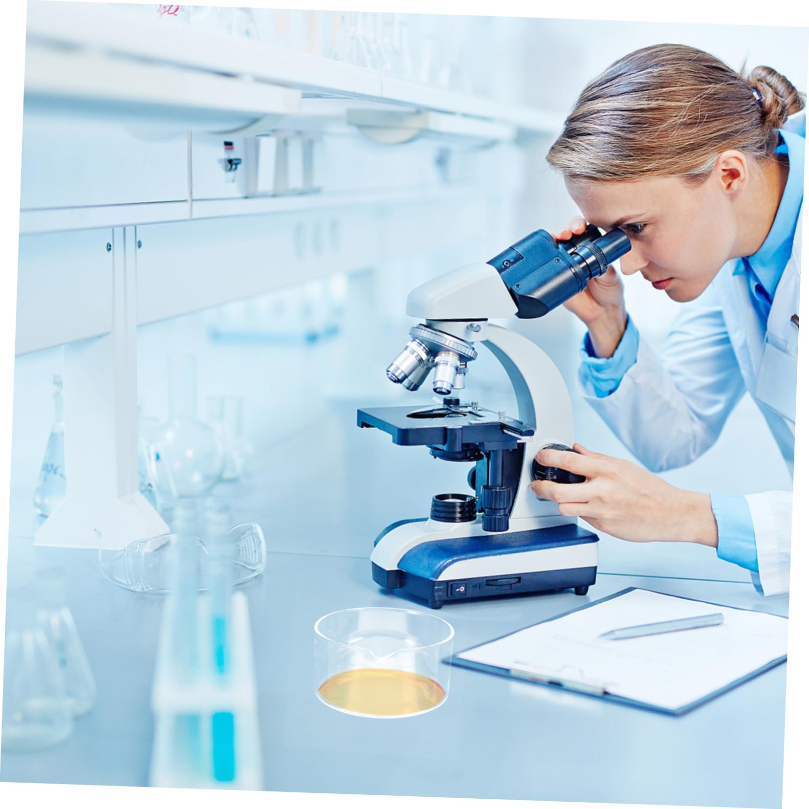 OUNONA 5 Sztuk Szklane Naczynie Do Krystalizacji Parowanie Krystalizujące Naczynie Naczynia Do Odparowywania Sprzęt Laboratoryjny Uchwyt Do Krystalizacji Instrumenty I Sprzęt