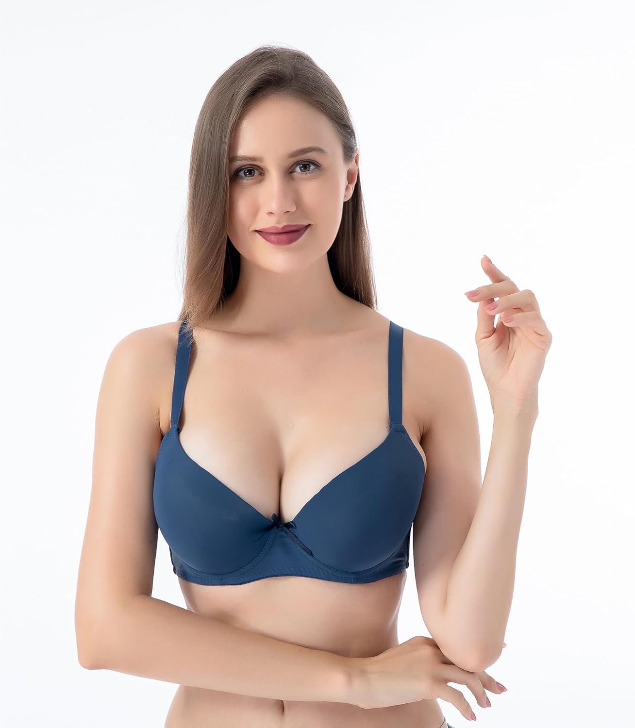 Viola's Secret 6 Pack of Color Print T-Shirt Bras B Cup C Cup and D Cup - Image 5