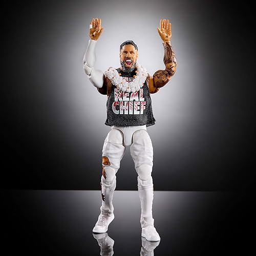 Miniatura 4 de Mattel WWE Ultimate Edition Jey USO Figura de acción