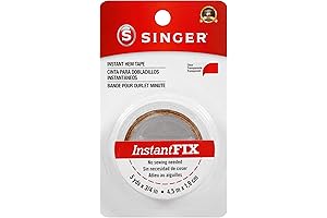 Dritz Quilters Perfect Press Hem Tape, 3/4-Inch Wide by 5-Yard Roll, Clear