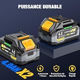 SoarFly Cle a Choc Sans Fil 1200N.m, Boulonneuse a Choc Brushless 21V, 2x4.0Ah Batterie, Clé a Choc 3 Vitesses, 1/2 Pouce, Coffret Complet pour Auto et Bricolage - 4