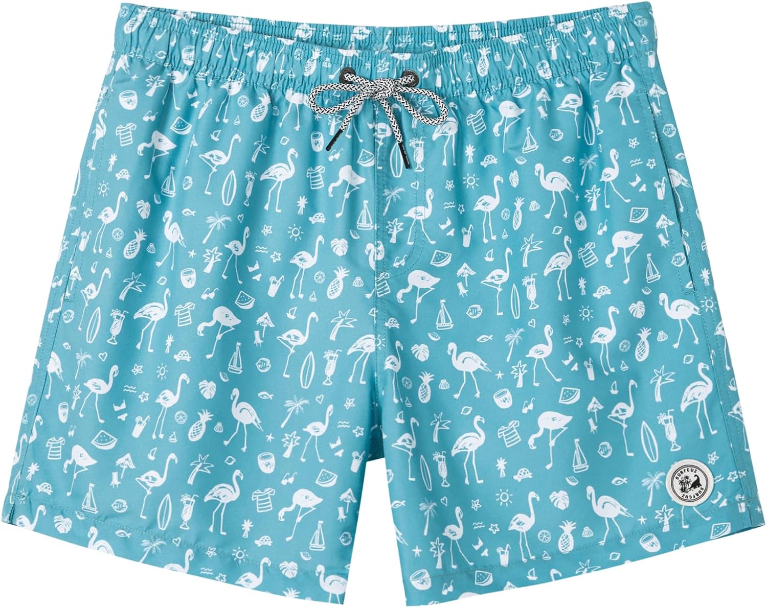 SURF CUZ Mens Swim Trunks 5 Inch Swim Shorts Quick Dry Bathing Suits for Men Beach Shorts Mesh Lining Swimming Trunks