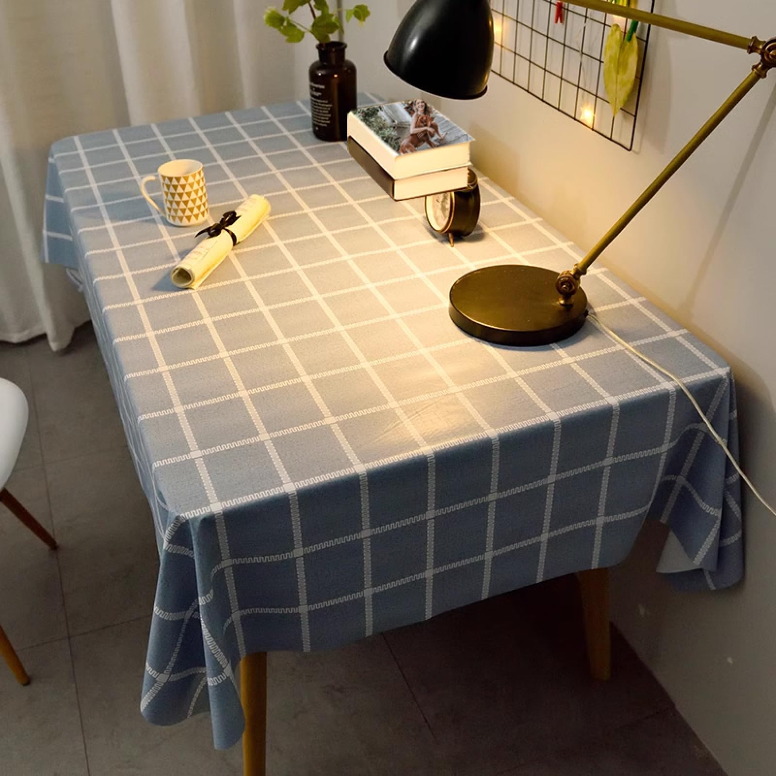Nappe PVC anti-huile 140x180cm rectangulaire sans repassage