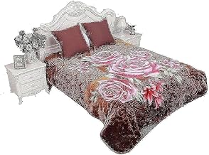 بطانية سانتامورا لون بني 8كيلو ، خامة سوبر سوفت، بوليستر، مزدوج-كامل , عدد 1