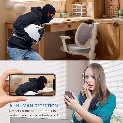 Miniatura 3 de Smallest Wireless Wifi Battery Camera,HD1080P Portable Security Camera with Video Recording Live Feed,Baby Monitor With Night Vision,Motion