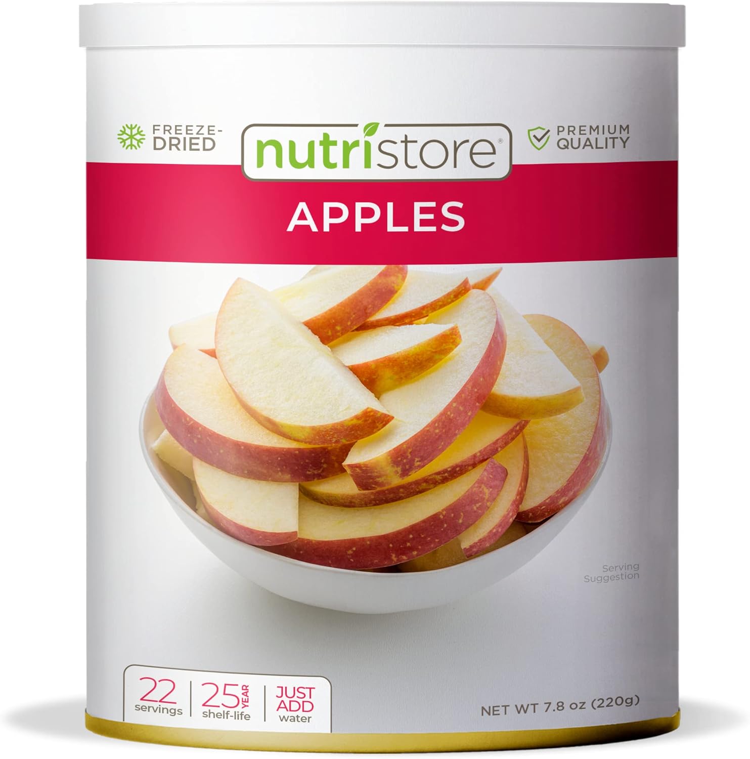 Nutristore Freeze Dried Fuji Apples 10 Can Fruit