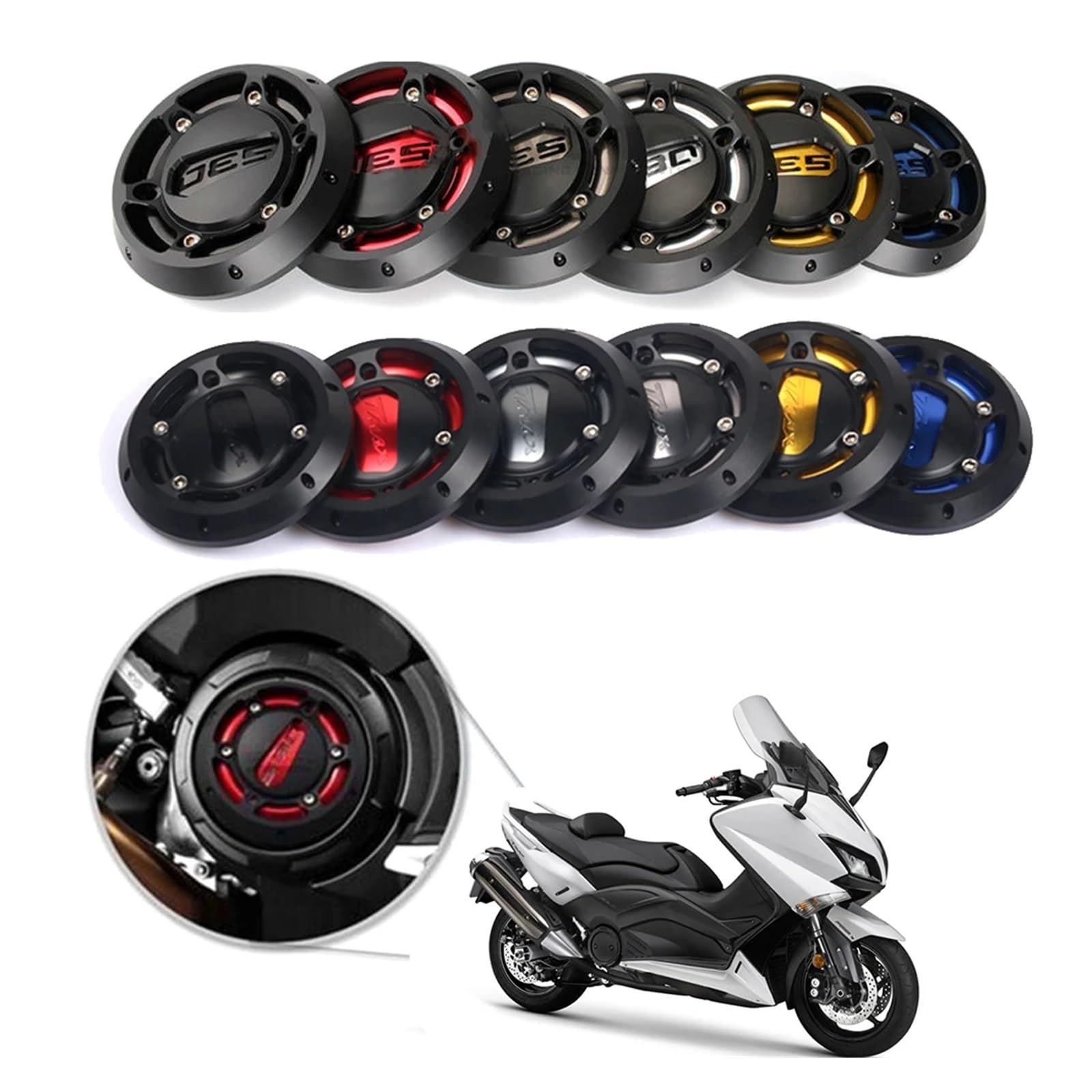 Coperchio Statore Motore Custodia Per TMAX530 TMAX500 T-MAX TMAX 530 500 Accessori Moto Motore Coperchio Di Protezione Statore Copertura Guard Slider Protector
