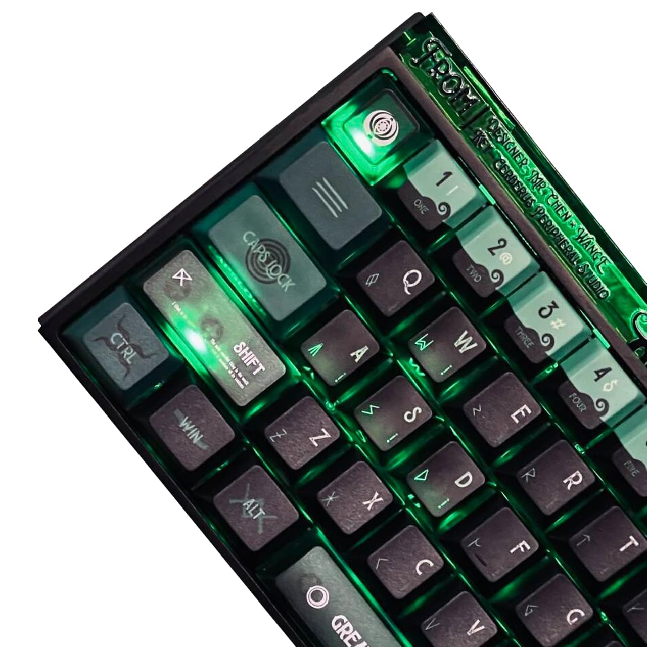 キーボード cthulhu keycaps black transparent WS Cthulhu Keycaps (Dye-sub) [In stock]