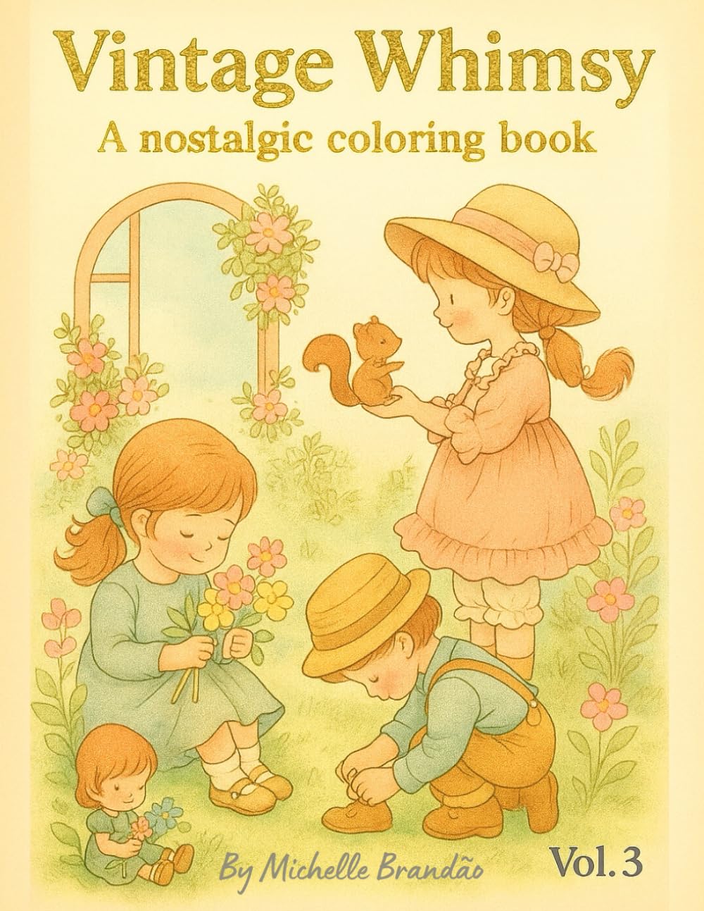 Vintage Whimsy: A Nostalgic Coloring Book