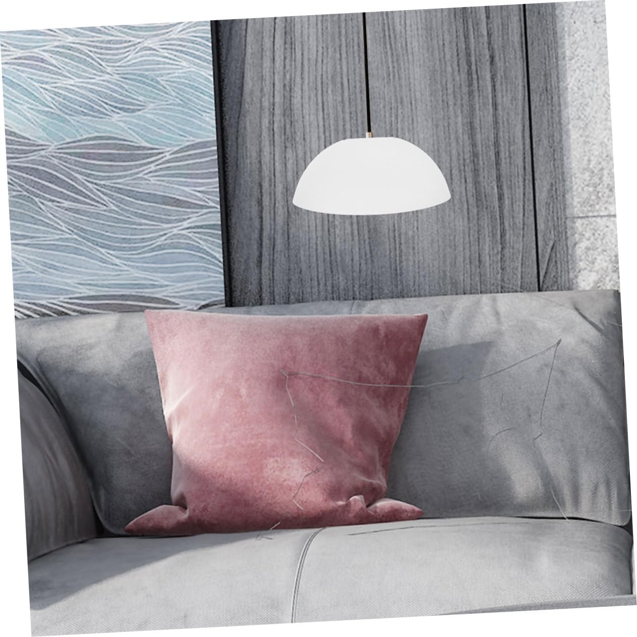 Luxshiny 4pcs Modern Plastic Lamp Shades for Hanging Ceiling Lights Elegant Versatile Bedroom and Enhance Home Decor Center