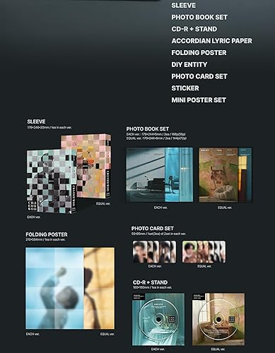 Miniatura 3 de Astro Cha Eunwoo Entity 1er Mini Álbum CD+Póster Plegable en Paquete+Photobook+Photocard+Pegatina+Entidad DIY+Papel de Letras de
