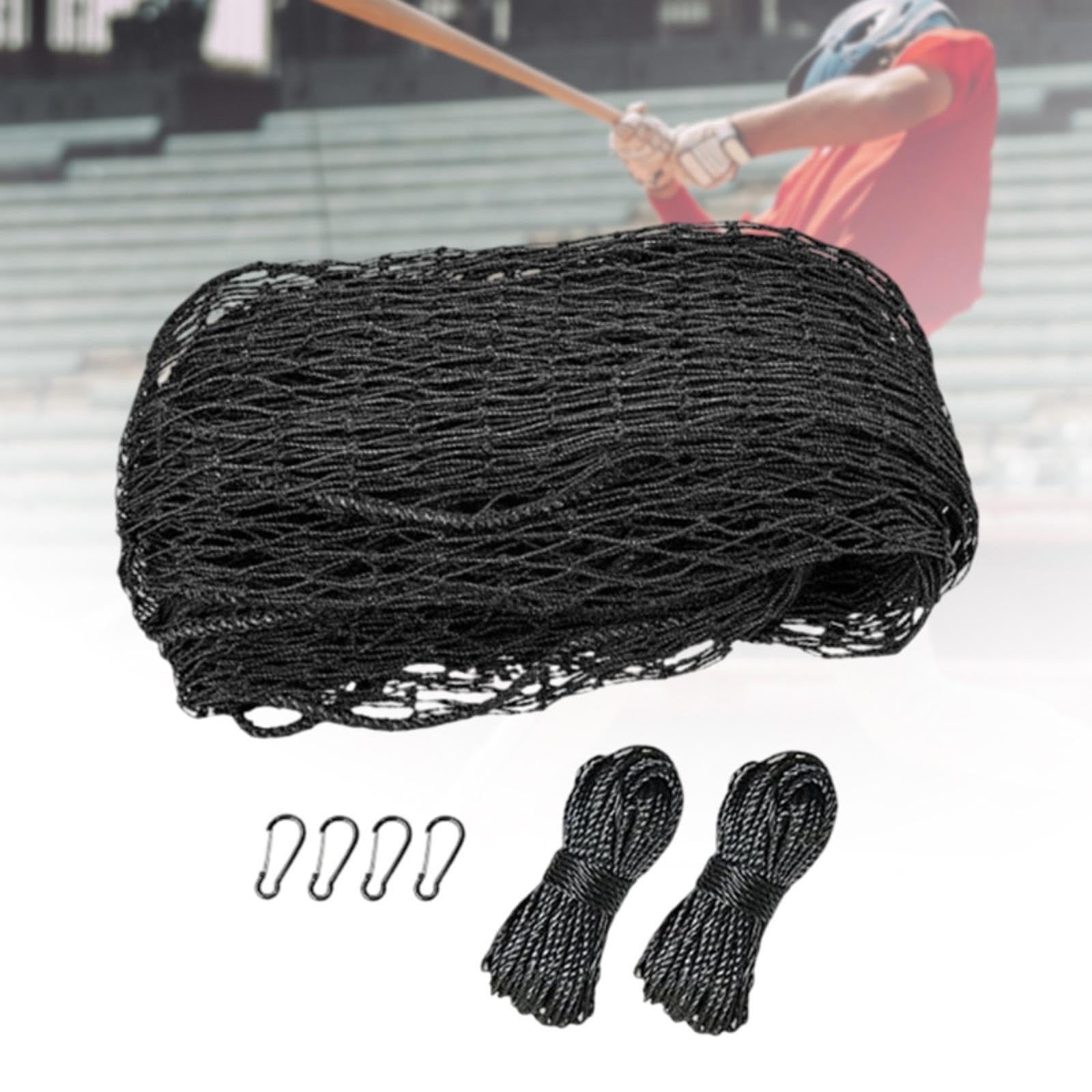 Vaveren Baseball Backstop Net for Batting Multipurpose Field Fence Sports Netting Protection Net for Backyard for Softball Playground