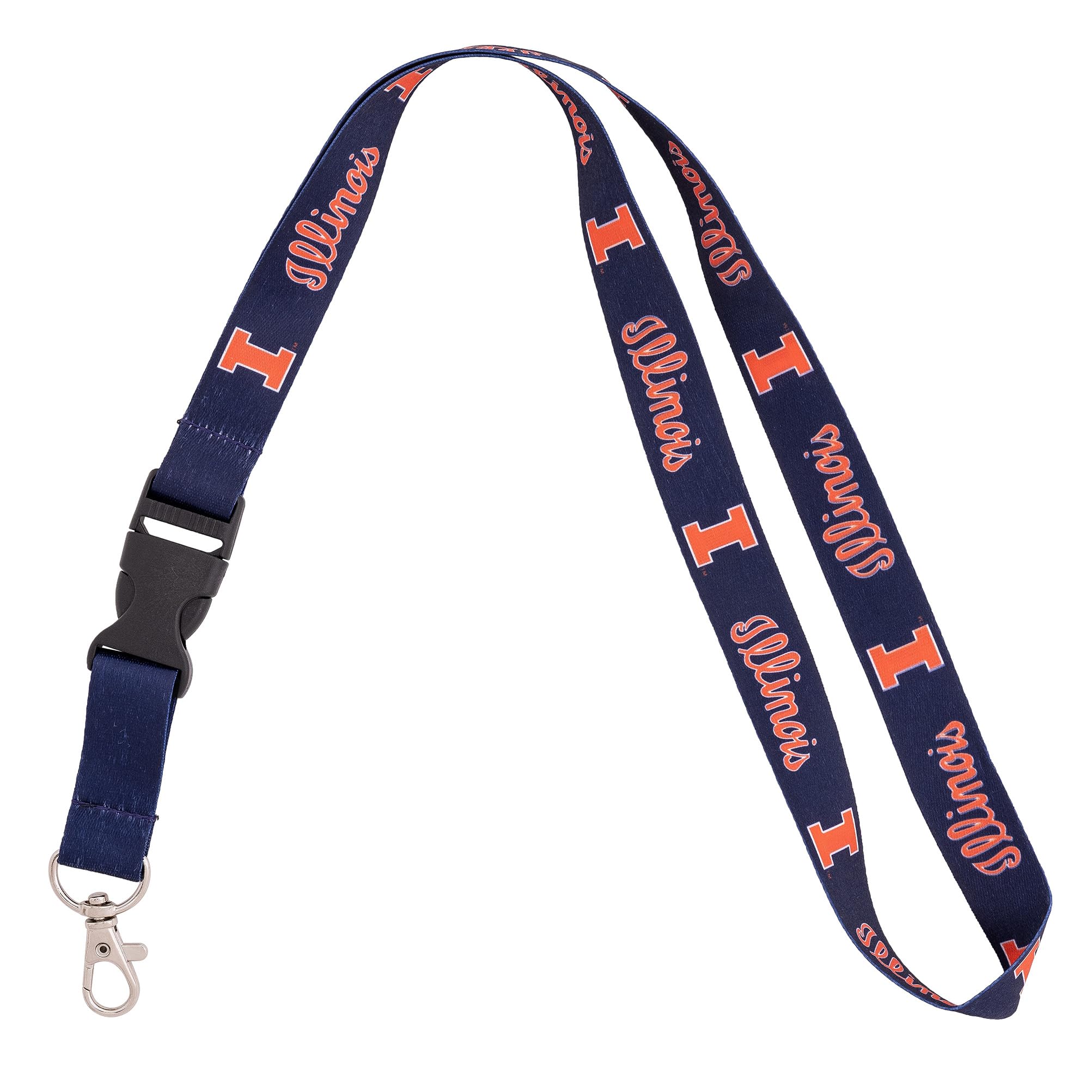 Desert Cactus University of Illinois Lanyard Car Keys ID Badge Holder Keychains Detachable Breakaway Snap Buckle Lanyards