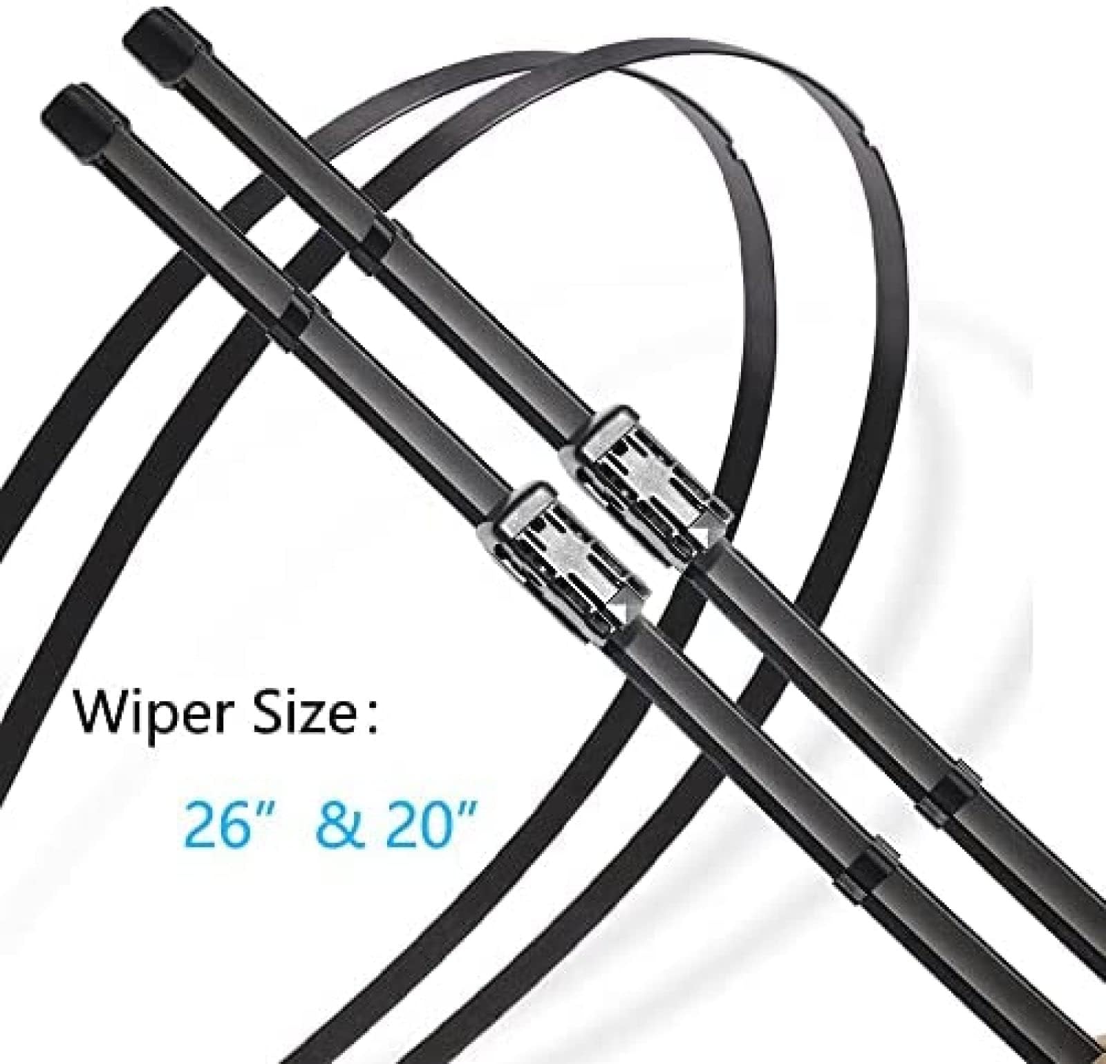 Coche Limpiaparabrisas para Volvo XC60 2009 2010 2011 2012 2013 2014 2015 2016 2017 Juego de escobillas limpiaparabrisas delanteras Cepillos for parabrisas