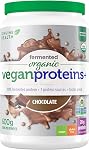 Genuine Health Fermented Organic Vegan Protein - 20 g Plant-Based Protein Powder - Made with 10 Simple Ingredients - No Sugar Added - Unsweetened & Unflavoured, 900 g (35 Servings)