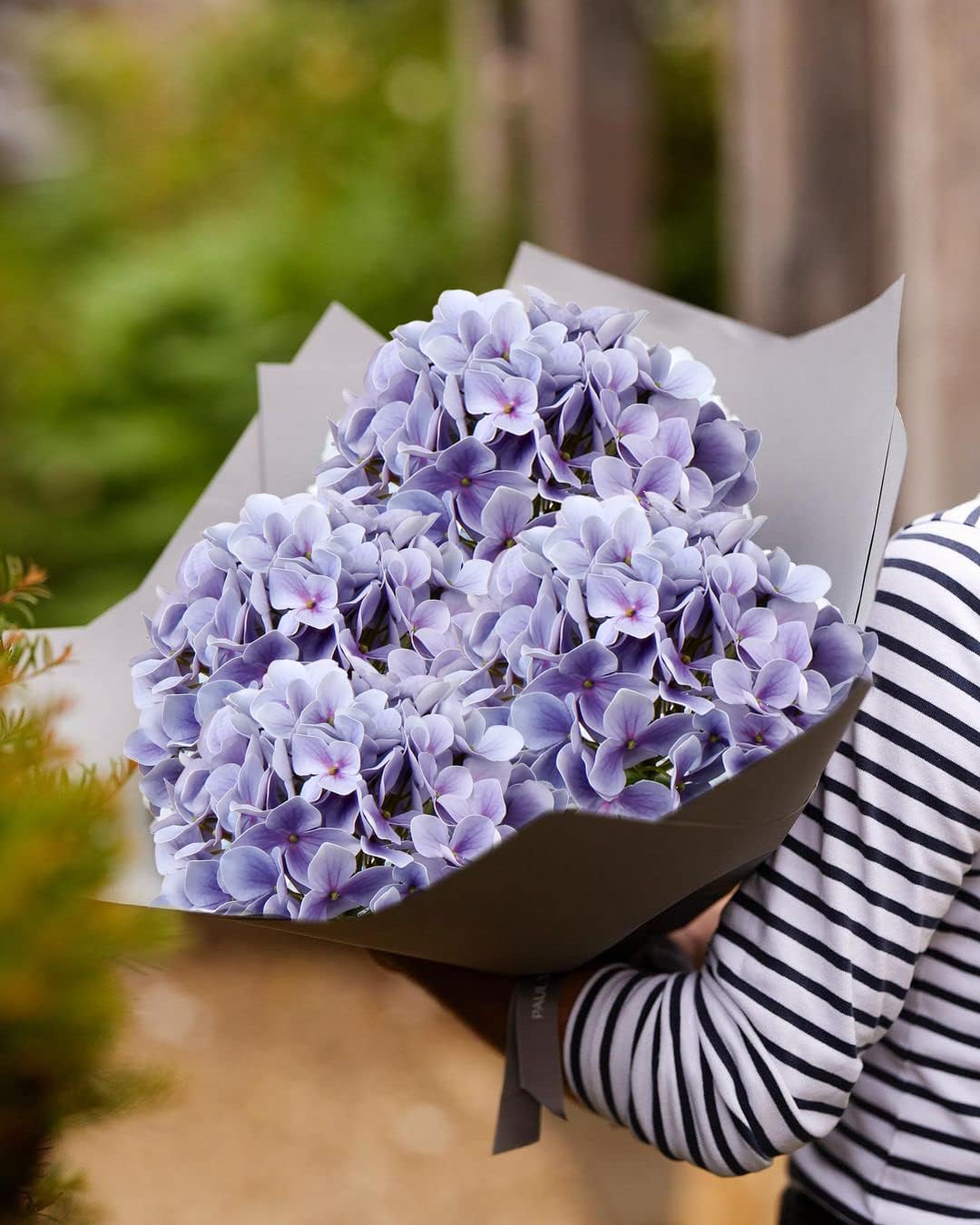 DILATATA Faux Hydrangea Large Artificial Purple Hydrangea Flowers 26" Real Touch Hydrangea Flowers Lifelike Silk Hydrangea Stems for Wedding Party Garden Home Decor-3pcs - Image 3