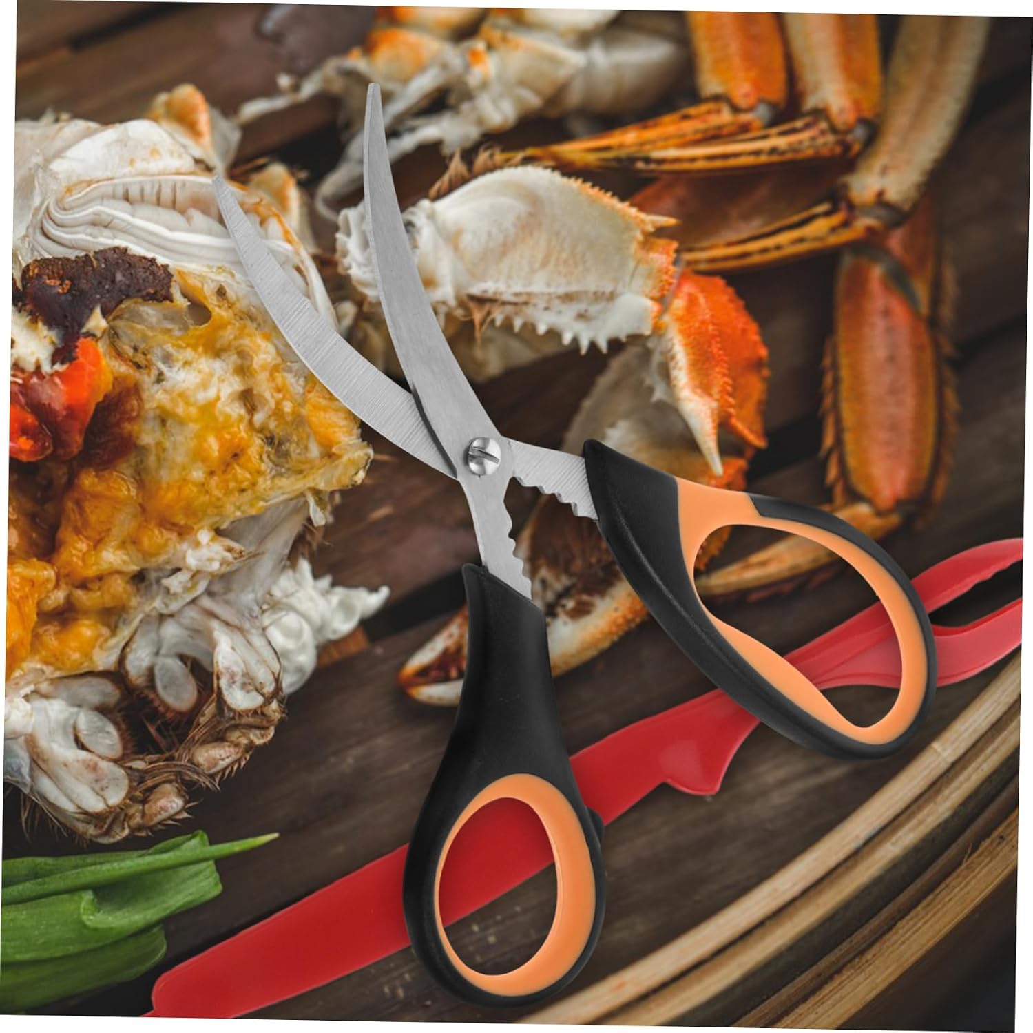 Hemobllo 1Set Seafood Tools Crab Crackers Lobster Forks Ergonomic Design for Effortless Shellfish Opening for