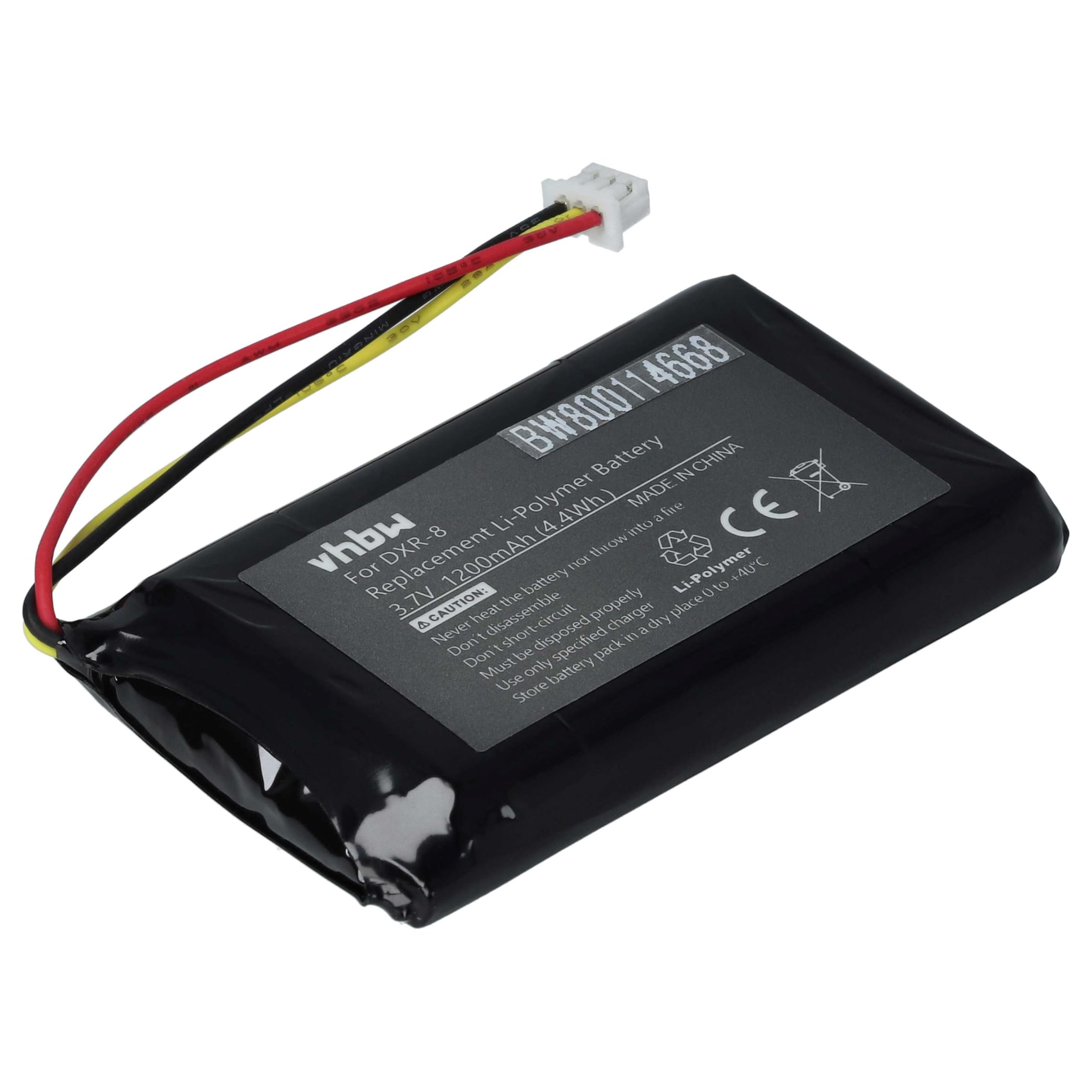 vhbw 1x batería Compatible con Infant Optics DXR-8 Monitor bebé Monitor de bebé (1200 mAh, 3,7 V, Li-Poli)