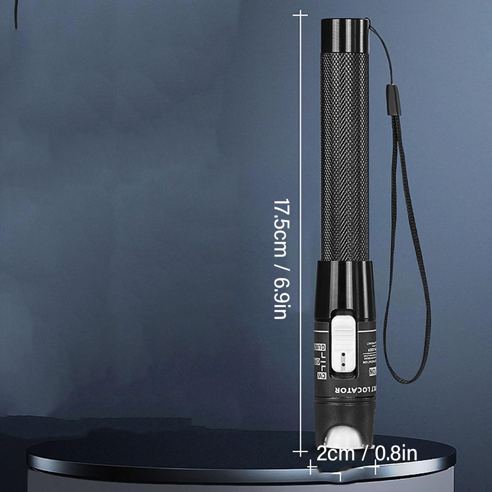 Kit de Localisation Visuelle des Défauts, Stylo de Test de Fibre Optique 80 Km avec Connecteur de Fibre Universel de 2,5 Mm, Testeur de Fibre Portable sans pour