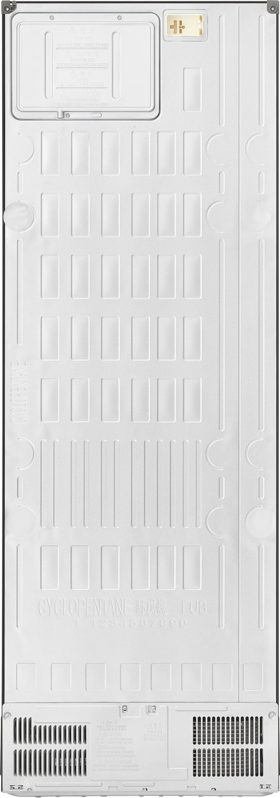 LG GBGW92GCEV Fit&Max Kühl-/Gefrierkombination (465 L, Energieklasse C) vollintegrierbar oder freistehend mit InstaView, FRESHConverter+, Total No Frost, MyBox, Schwarz