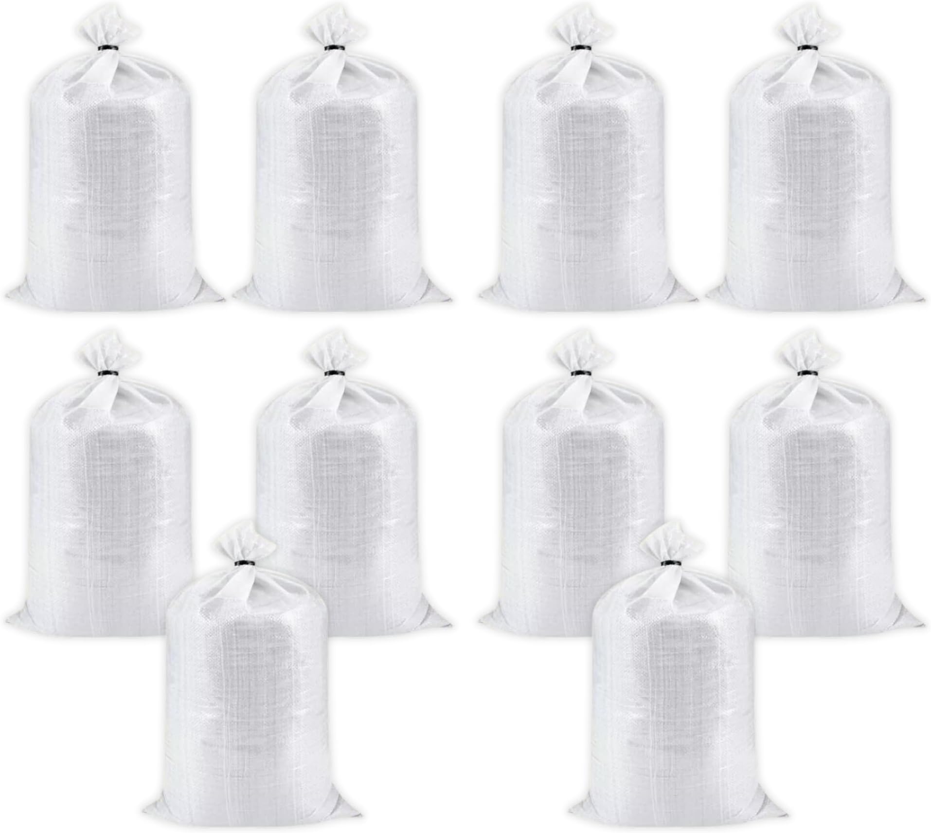 Empty HDPE White Bag, Bora 24×40 Inches Pack of 10, Bori for Packing of Food, vegetables, Grains, Wheat, Rice, Sugar, etc Products, Set of 10 Pieces