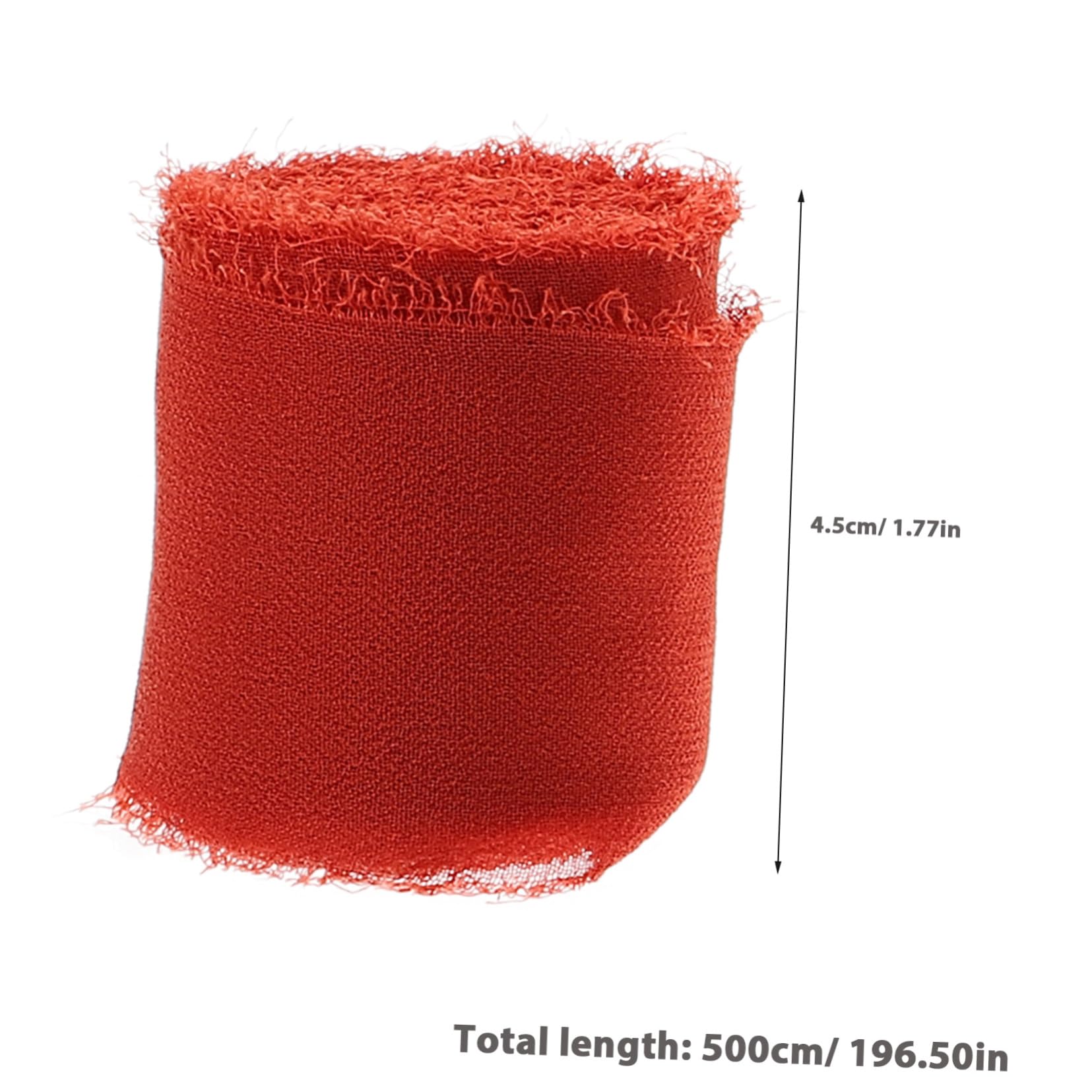 STOBOK 20rollen Fransen-chiffonband Für Hochzeitsdekoration Bastelarbeiten Geschenkschleifen Und Blumenschmuck Pro Rolle Für Brautsträuße Und Einladungen