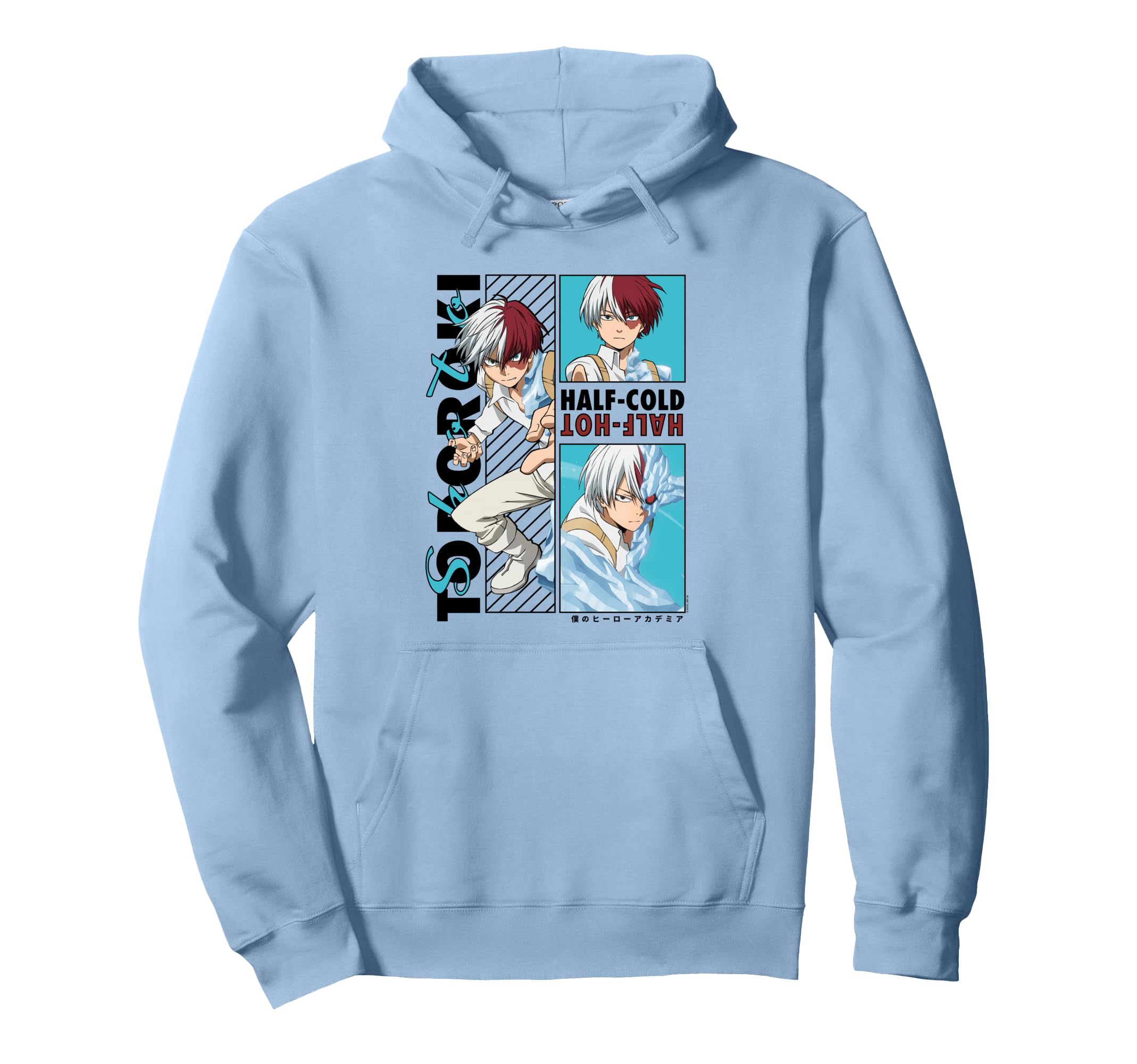 My Hero Academia Todoroki Half-Cold Half Hot Anime Pullover Hoodie