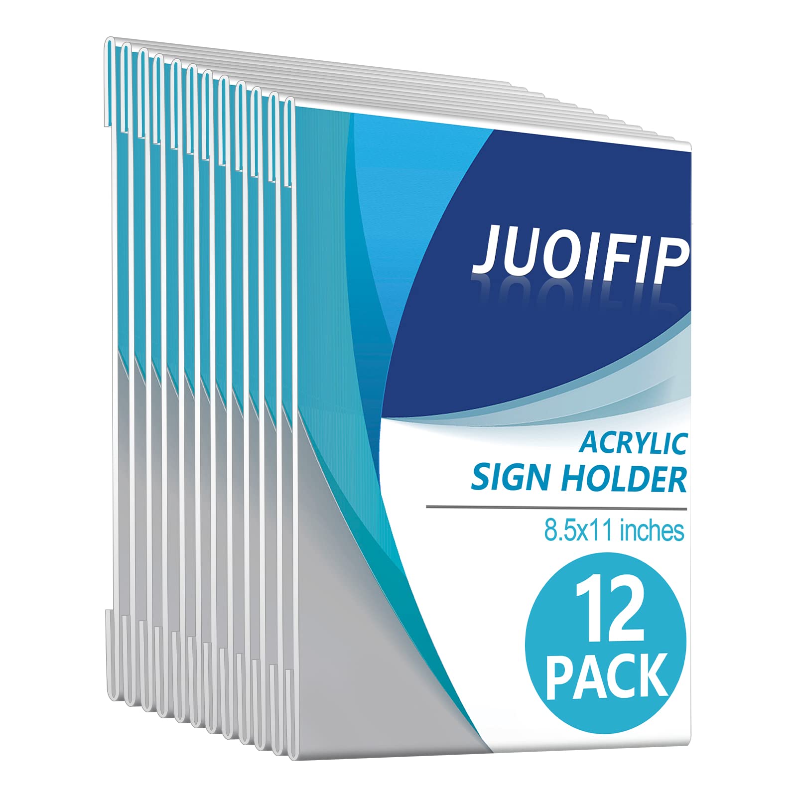 Buy JUOIFIP Acrylic Sign Holder 8.5x11 Wall Mount Sign Holder with 3M