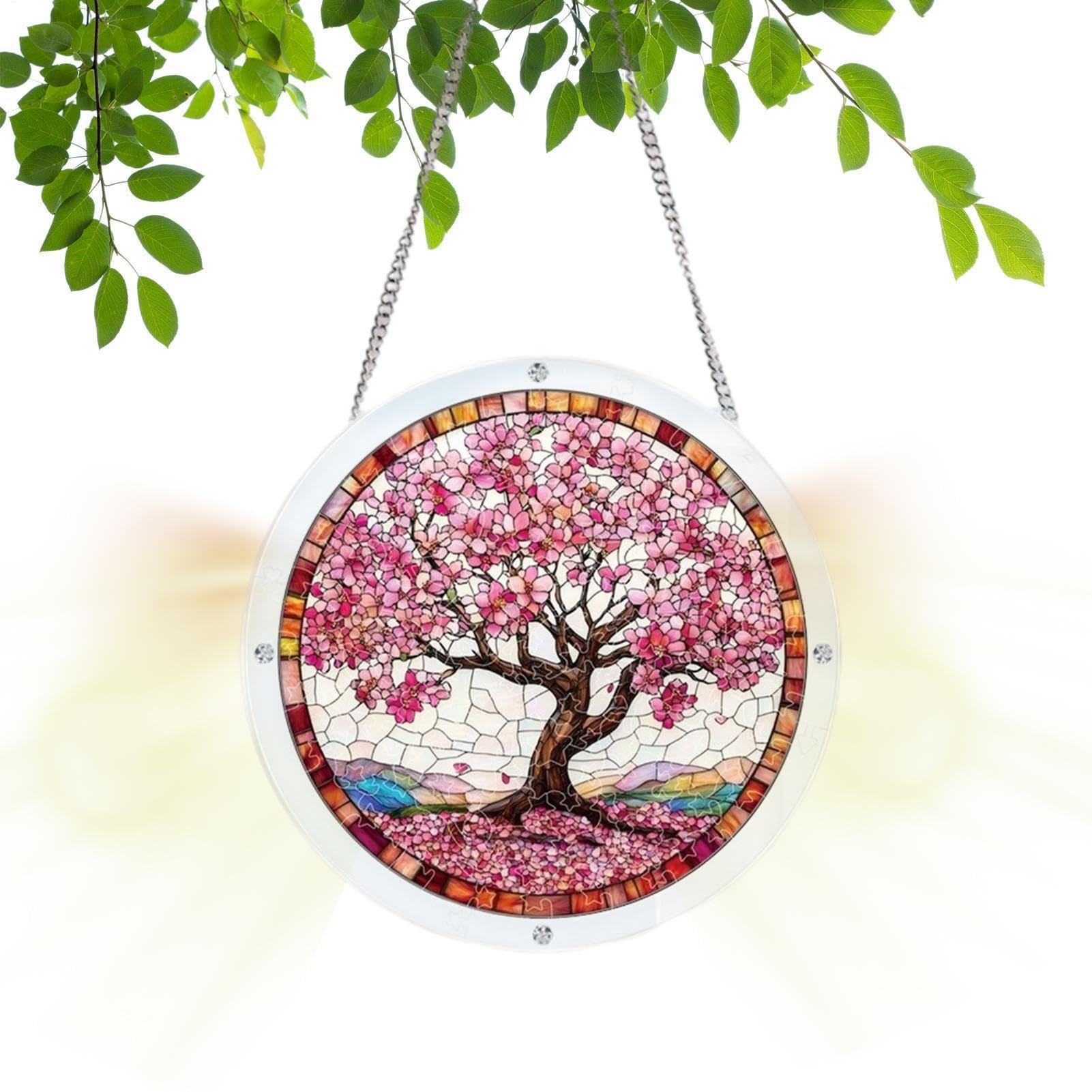 Puzzle acrylique attrape-soleil pour illuminer une pièce sombre via la fenêtre du salon