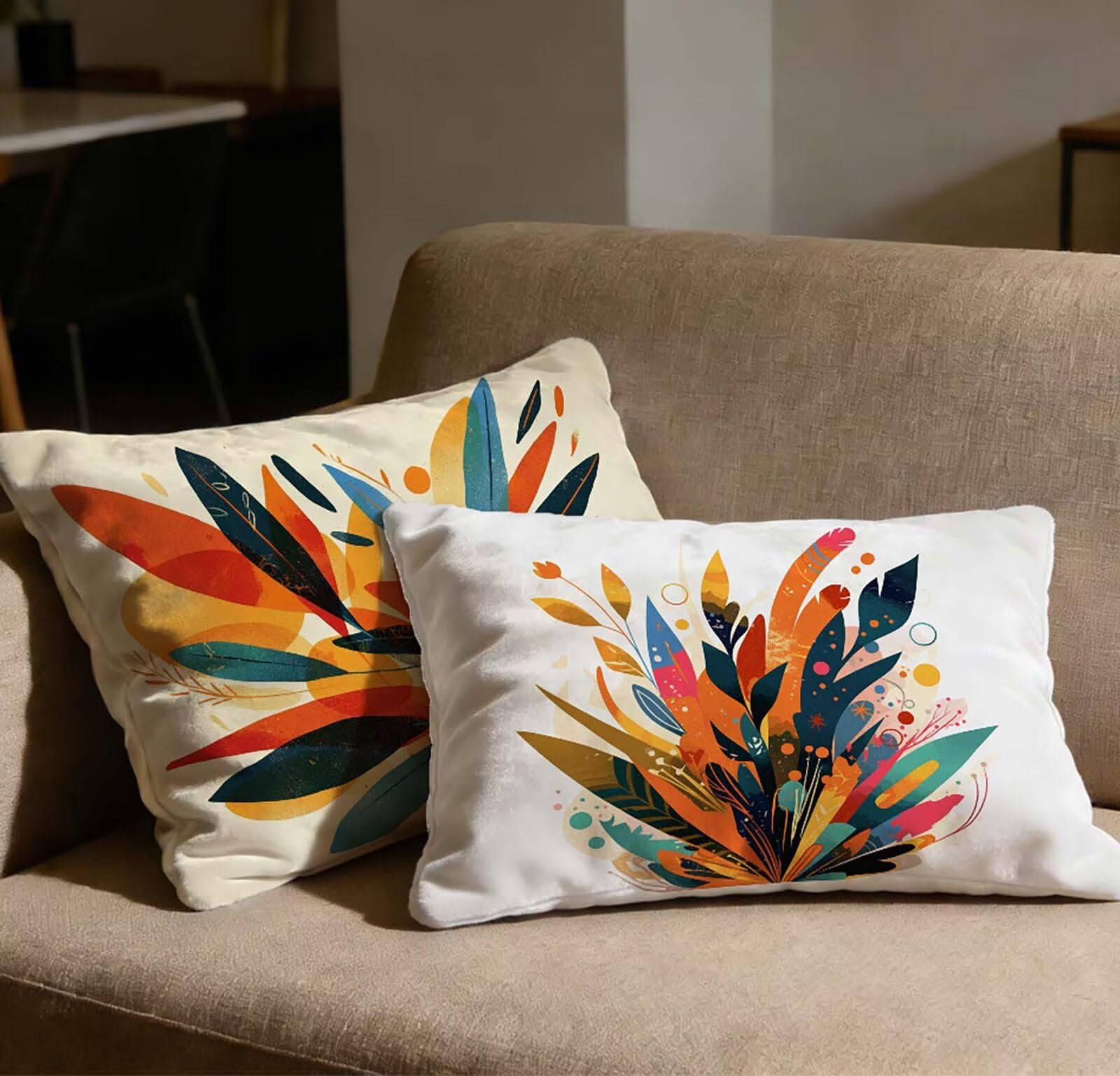 Taie oreiller 40x80 en velours pour une décoration de chambre cocooning