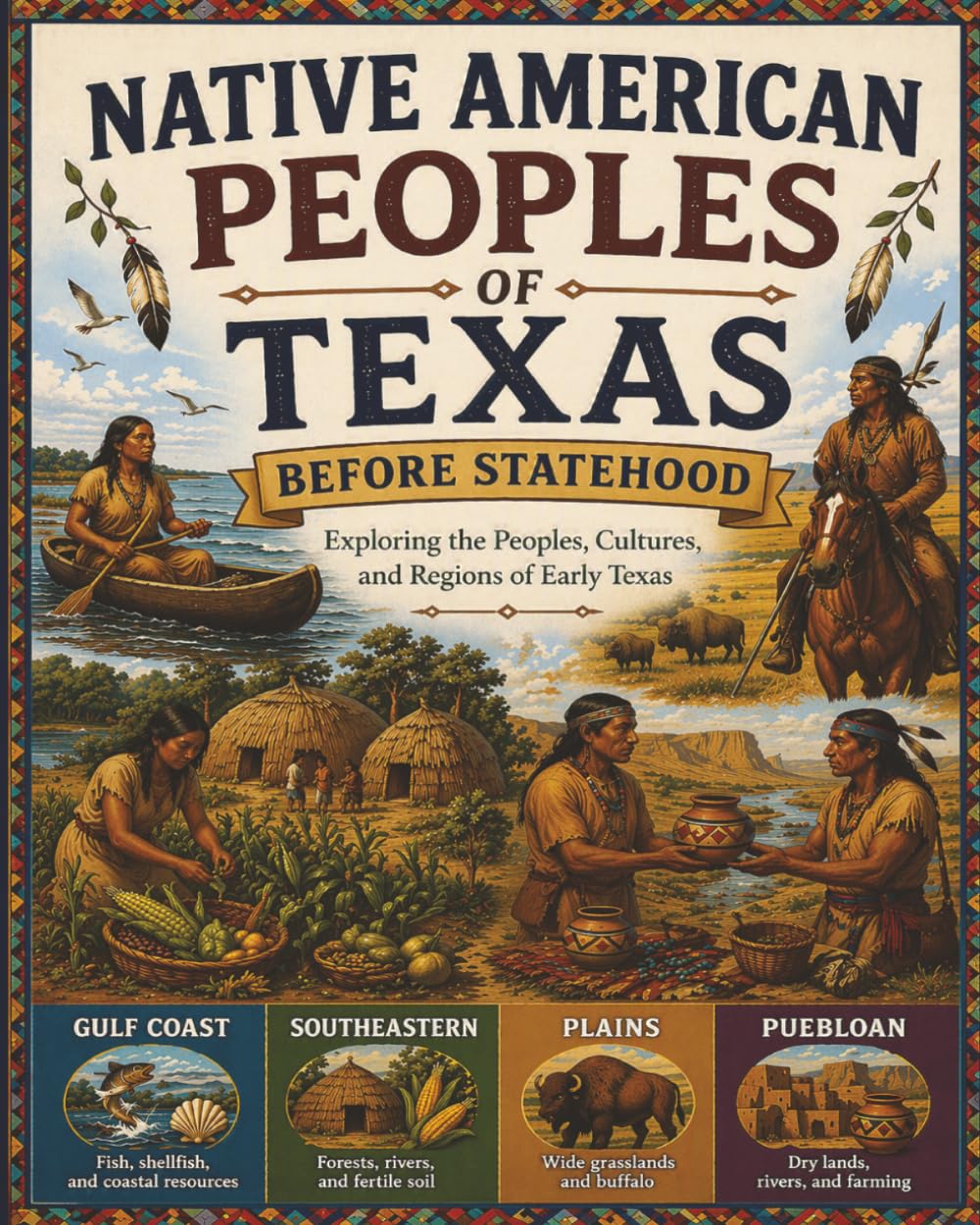Indigenous Peoples of Texas Before Statehood: Exploring the Peoples, Cultures, and Regions of Early Texas (Texas History Adventures for Young Readers)