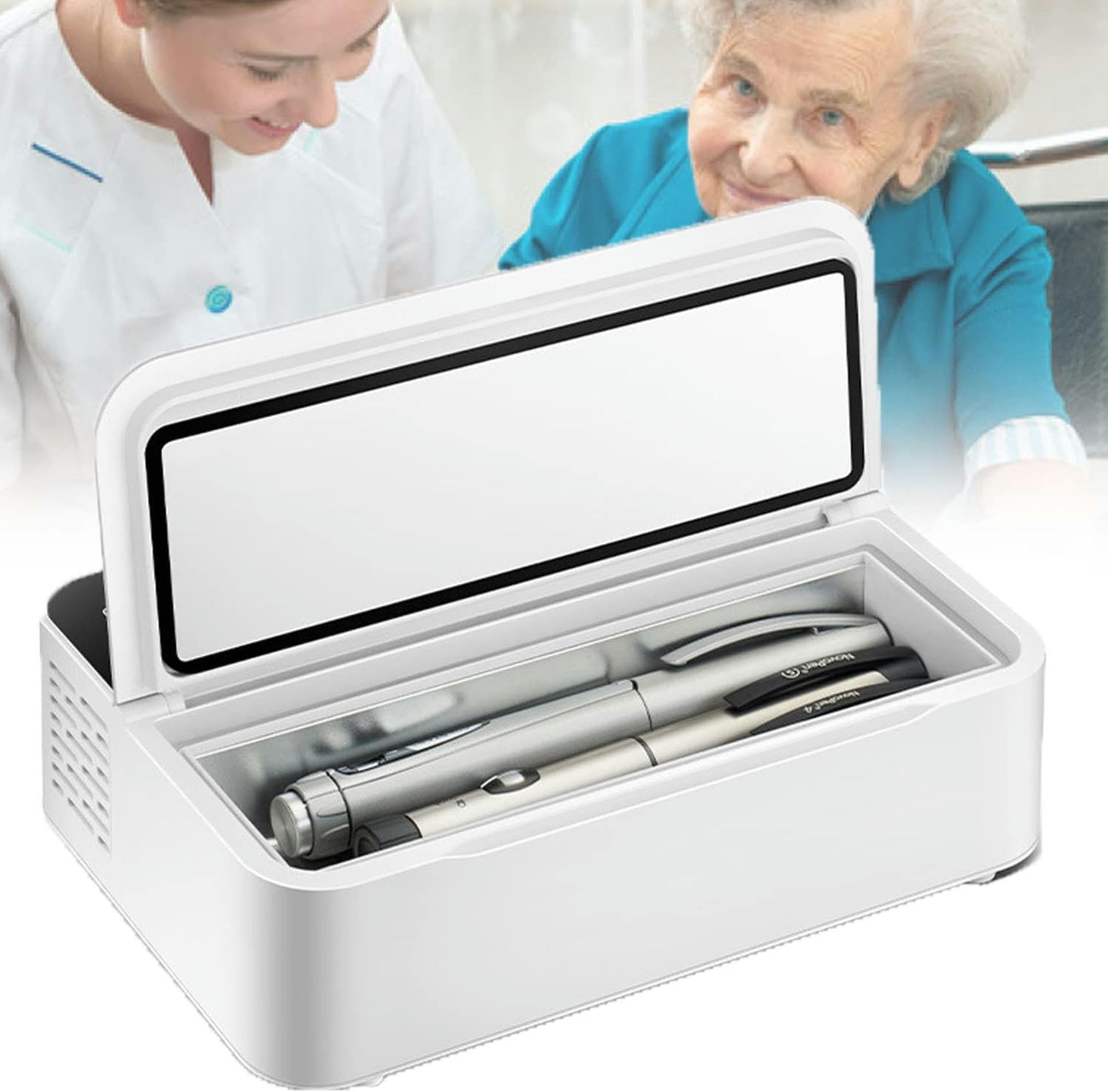 Mini réfrigérateur portable pour médicaments et petit étui de voyage réfrigéré