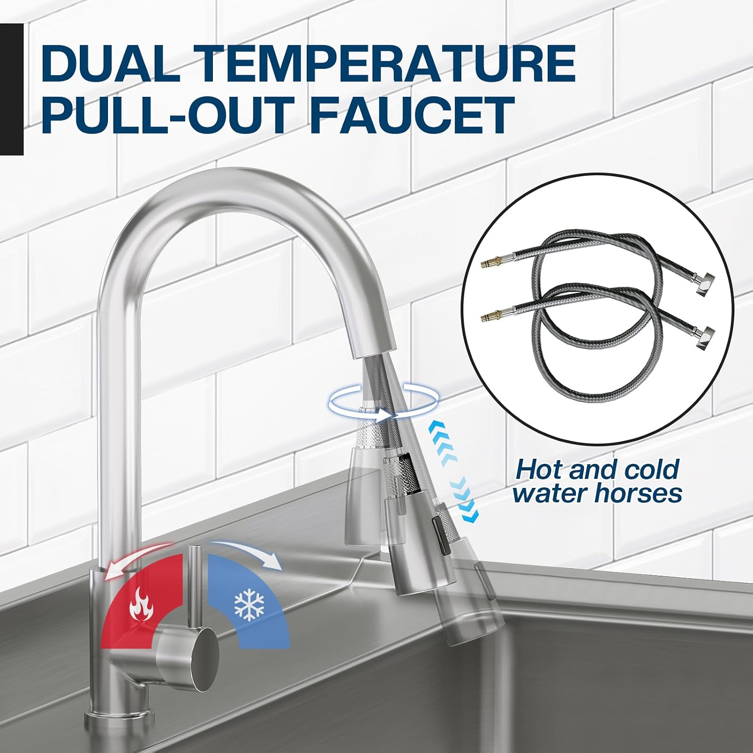 Jocisland 35.8"x21.7"x35.4" Stainless Steel Sink with Wall Rack, Single Bowl Utility Sink with Pull-Out Faucet, Freestanding Prep Station for Kitchen, Laundry, or Utility Room