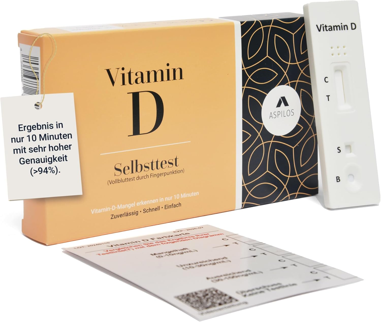 Vitamine D sneltest – vitamine D-test voor thuis – resultaat in 10 minuten – betrouwbaar en nauwkeurig – eenvoudig te gebruiken – laboratoriumkwaliteit Vitamine D sneltest – vitamine D-test voor thuis – resultaat in 10 minuten – betrouwbaar en nauwkeurig – eenvoudig te gebruiken – laboratoriumkwaliteit