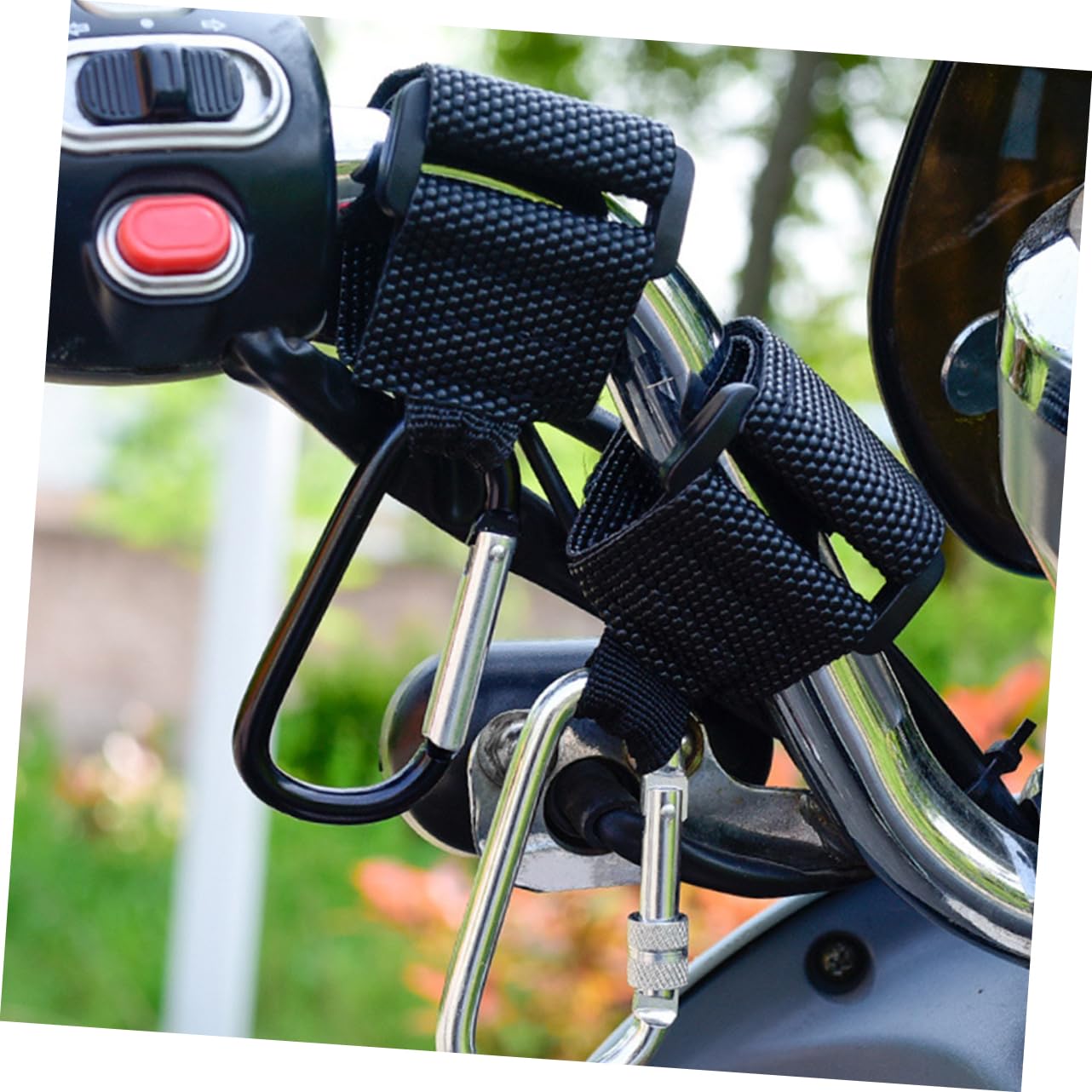 2pcs Stroller Hooks Diaper Bags Holder Wheelchair Hooks Carabiner for Shopping Bags