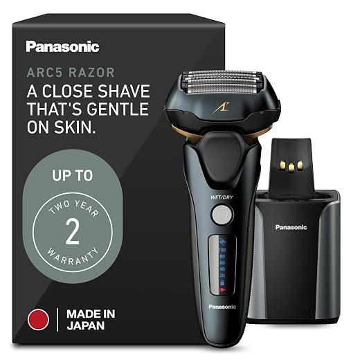 Panasonic ARC5 Electric Razor for Men, 5-Blade Electric Foil Shaver Wet Dry