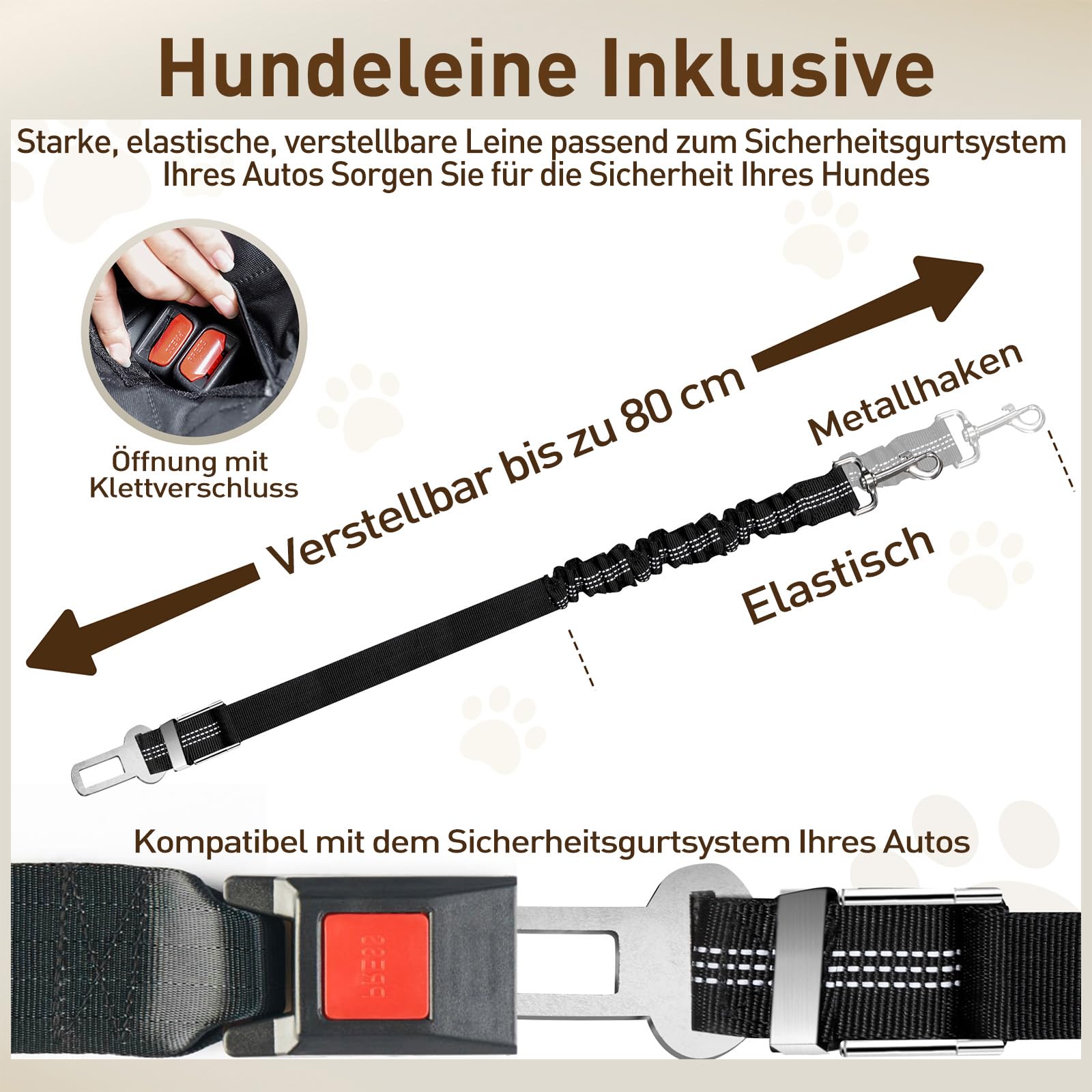 Gimars Hundedecke Auto Rückbank, 157x137cm Große Verdickte Kratzfest Wasserdicht Hunde Autositz Rückbank, Universal Hundedecke Auto Mit Abnehmbarer Vorderer Abdeckung Und Sichtfenster Für PKW LKW SUV