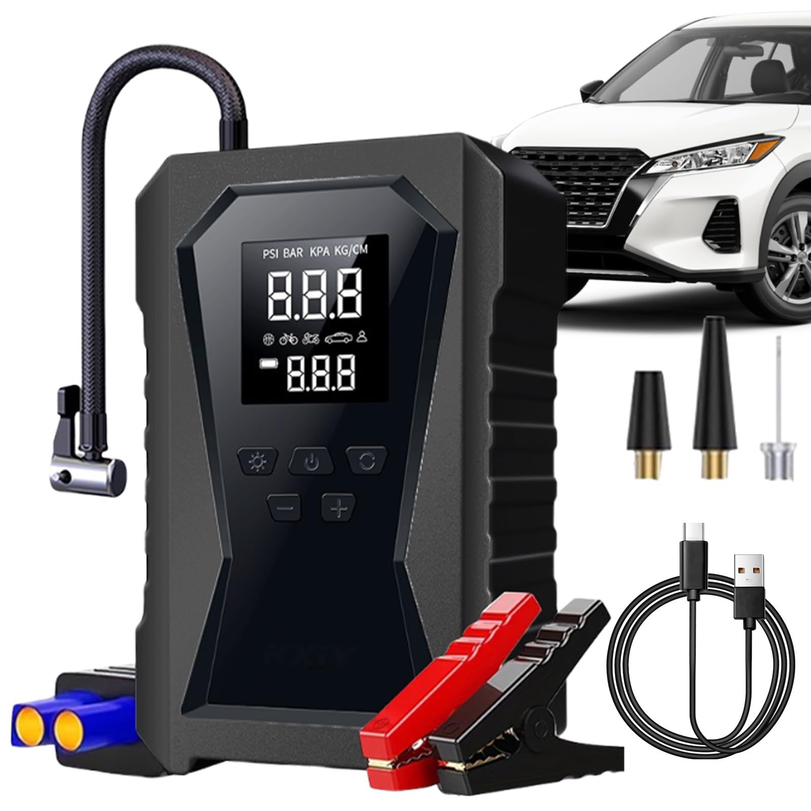 Avviatore Di Emergenza Auto smart ricaricabile cordless digitale