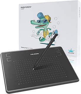 HUIONペンタブレットChrome OS 88.0以上でお使えるペンタブ Android デバイス接続、4.8 * 3インチイラスト入門用 osuゲーム用 4096レベル筆圧バッテリーフリーペン H430P