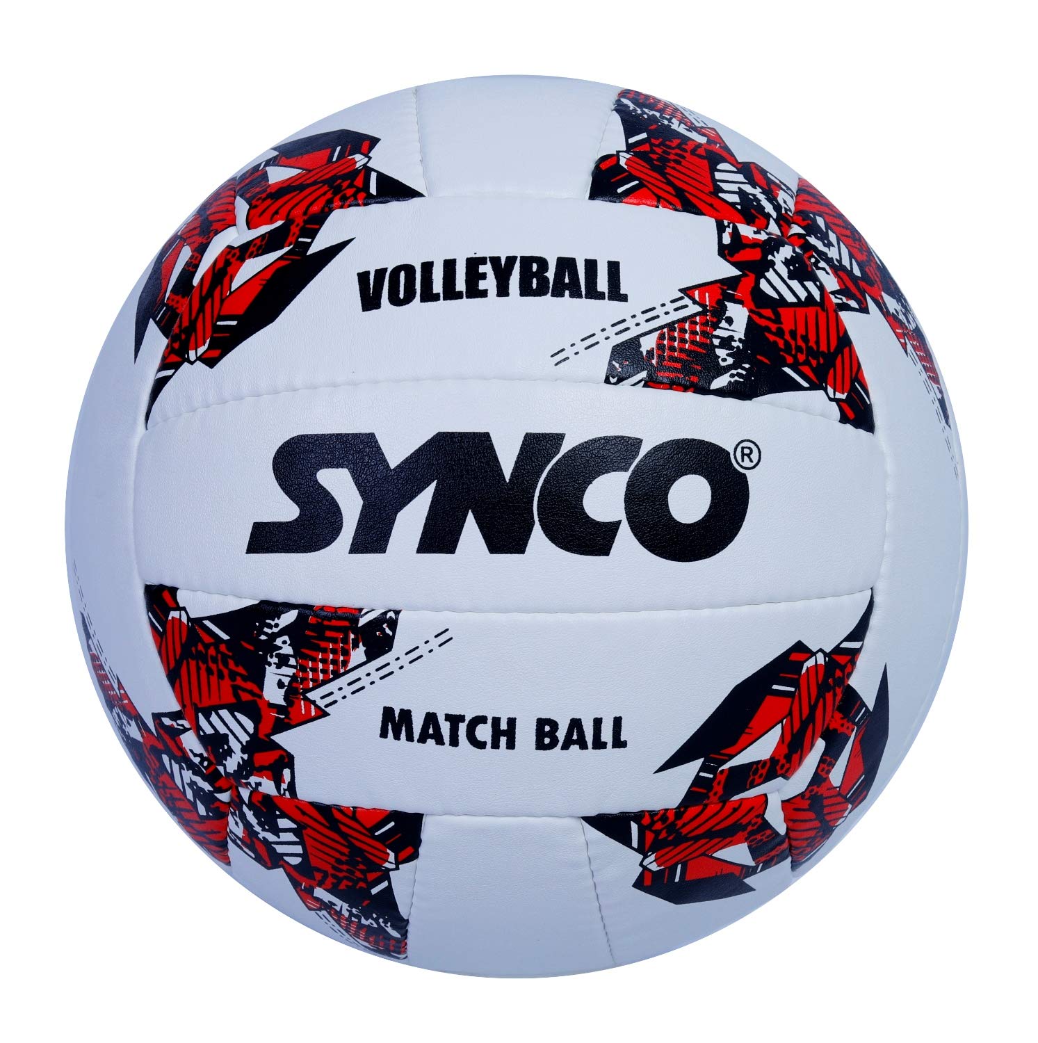 SYNCO Volleyball-White & Red