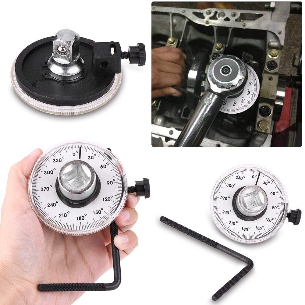 Misuratore Dell'Angolo Di Coppia 1/2",Misuratore Di Angolo Rotativo Per Auto,Chiave Dinamometrica Ad Angolo Di Misurazione Dell'Angolo Di 360 Gradi,Strumento Di Coppia Angolare