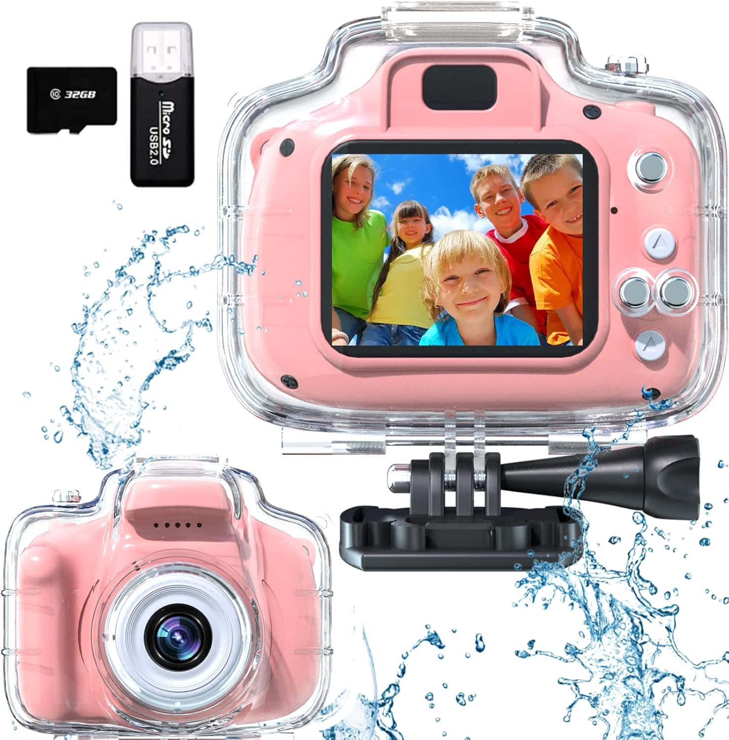 Kids Camera Underwater Waterproof Digital Camera for Kids 2 Inch IPS Screen 1080P HD Kids Video Action Camera for 3 4 5 6 7 8 9 10 Year Old Girls Boys Thanksgiving Christmas Birthday Gift Kids Camera Underwater Waterproof Digital Camera for Kids 2 Inch IPS Screen 1080P HD Kids Video Action Camera for 3 4 5 6 7 8 9 10 Year Old Girls Boys Thanksgiving Christmas Birthday Gift