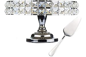LINDLEMANN-Stunning Rhinestone Cake Stand