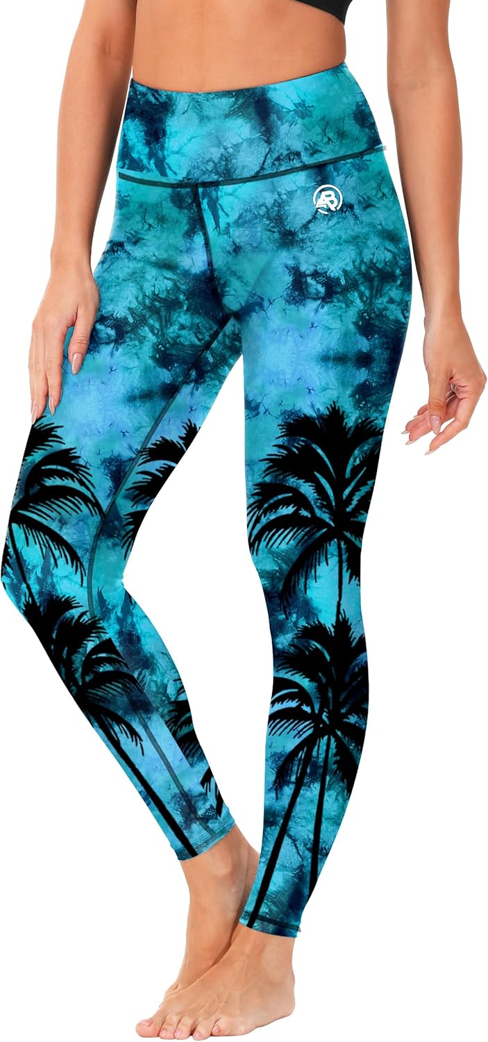AOBUTE Women Swim Pants UPF 50+ Rash Guard Pants High Waisted Swimming Leggings