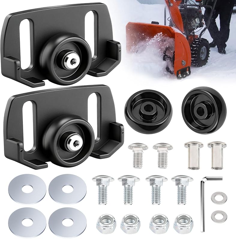 Universal Roller Skid Snow Thrower Shoes