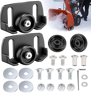Huthbrother Snow Blower Skid Shoes Roller 490-241-0038