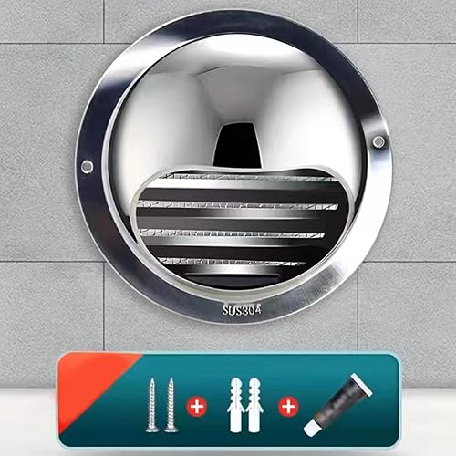 Miniatura 8 de Tapa redonda de ventilación de aire, campana extractora, tapa de lluvia de chimenea, cubierta protectora de lluvia de tubo, cubierta protectora de