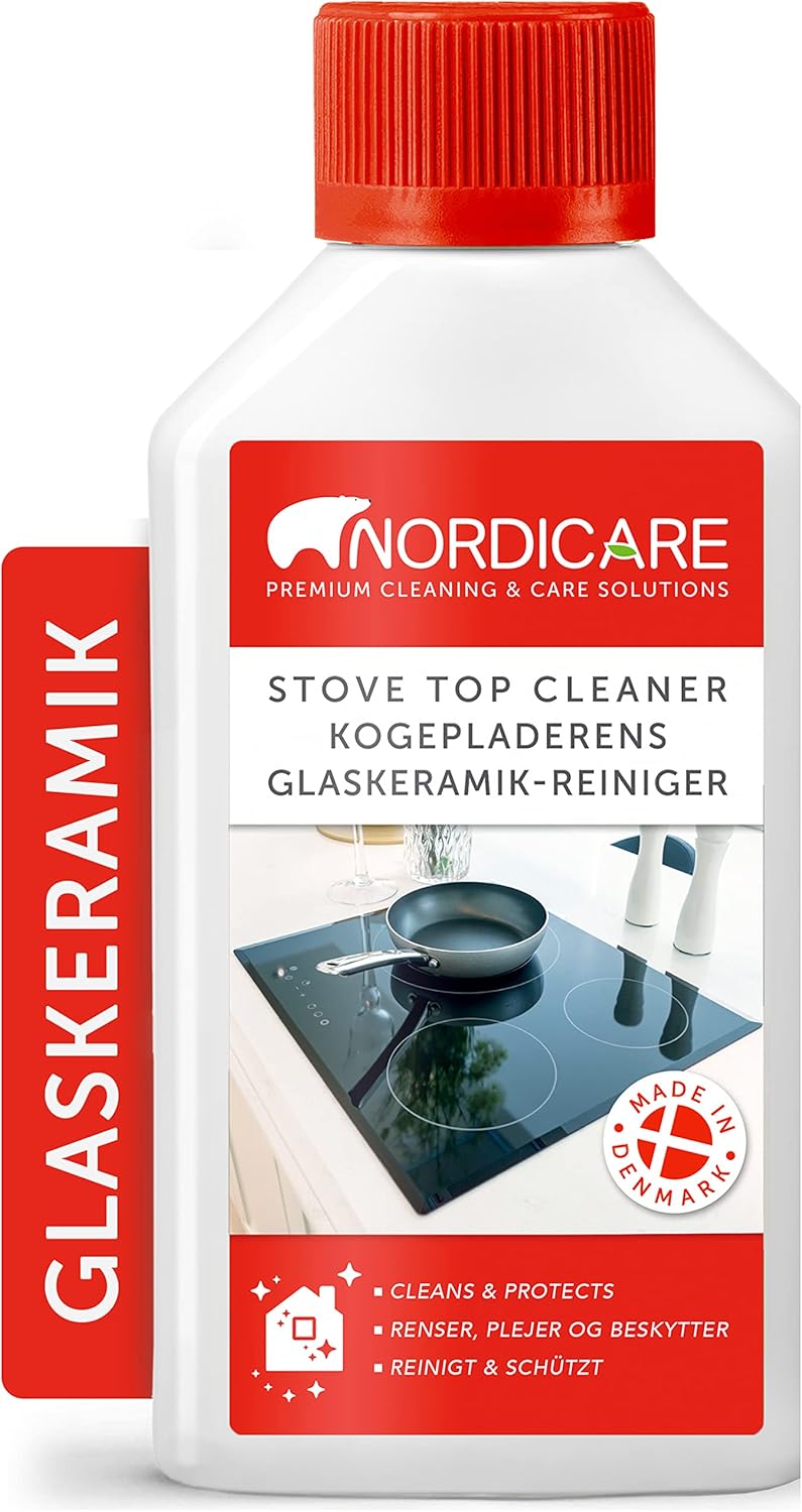 Nordicare Stove Top Cleaner Glass Ceramic Induction Cooktop Cleaner Polish and